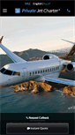 Mobile Screenshot of privatejetcharter.ae